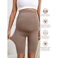 thumbnail image 7 of Athlemo Maternity Biker Shorts High Waist Belly Support Over Bump Pregnancy Gym Leggings, 7 of 7