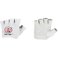 thumbnail image 1 of Fitness Gloves Ribbed; White Leather US Patent D892411; Large, 1 of 7