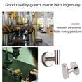 thumbnail image 2 of Gancho de pared de metal de Amazon, gancho individual para ropa de baño, toalla, gancho de acero inoxidable, gancho para abrigos sin perforaciones, 2 of 6
