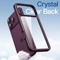 thumbnail image 3 of JETech Clear Back Bumper Case for iPhone 18 Pro Max |Solid Color Matte TPU Frame, Shockproof (Dark Cherry), 3 of 7
