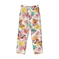 thumbnail image 4 of Xecao Butterflies and Roses Men's Straight Lounge Pajama Pants: The Ultimate in Comfortable Sleepwear, 4 of 9