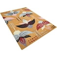 thumbnail image 4 of Rugsotic Carpets Hand Tufted Wool Eco-Friendly Area Rugs - 3'x5', Rectangle, Gold, Modern Contemporary Design, High Pile Handmade Anti Skid Rugs for Living Room, Bed Room (K00669), 4 of 6