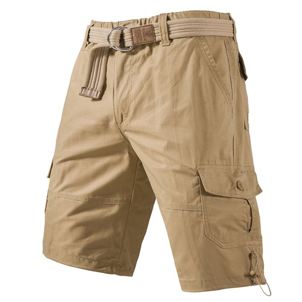 WILLBEST Pantalones Cortos Cargo Rectos de Verano para Hombre, Pantalones Cortos Deportivos Informales para Hombre