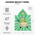 thumbnail image 2 of 0-7T Beach Towel with Hood Boys Girls Hooded Towels Bath Robe for Toddler/Little Kids 24" x 48", 2 of 6