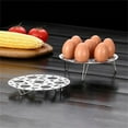 Wiueurtly Egg Steamer Rack Stainless Steel Multipurpose Rack Fits