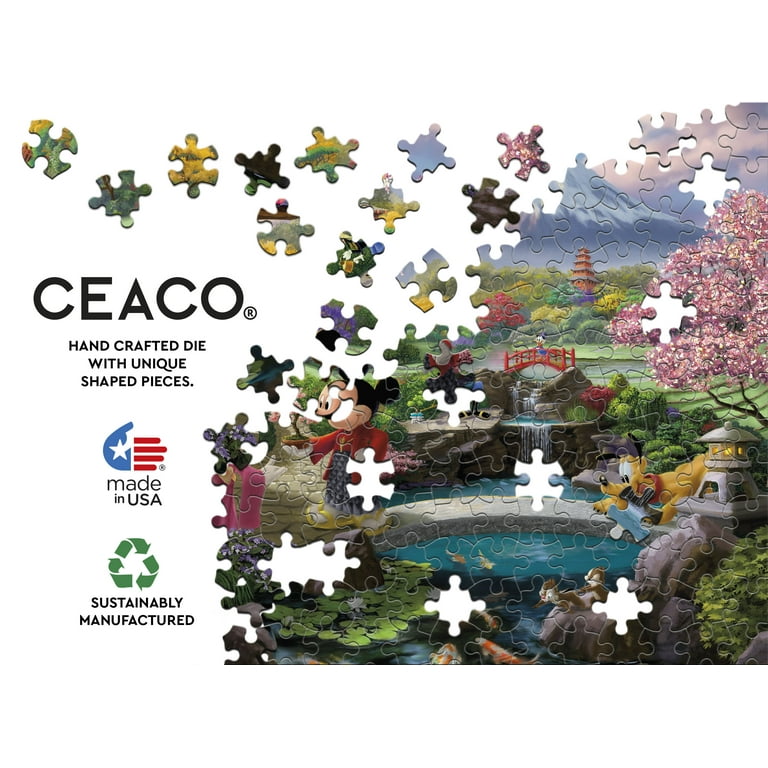 Ceaco 1000 Piece Mickey and Minnie in Japan Interlocking Jigsaw