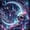 Purple Cyan Black, variant on Castle Fairy Cosmic Gothic Skull Twin Sheets 3pcs,Neon Meteor Swirl Cloud Crescent Scene Bedding,Purple Cyan Black,1 Fitted Sheet,1 Flat Sheet and 1 Pillowcase