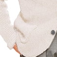 thumbnail image 4 of Men's Knit Cardigan Sweater Button Front Long Sleeve Regular Fit Casual Jacket, 4 of 9