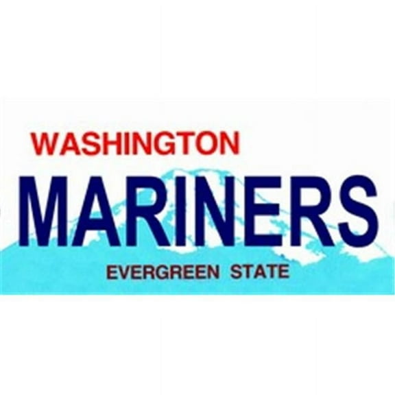 Washington State Background License Plates- Mariners