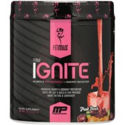FitMiss Ignite Women's Pre Workout + Energy Booster Powder, Fruit Punch, 30 Servings