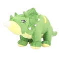 thumbnail image 1 of Triceratops peluche verde Triceratops peluche suave lindo seguro no tóxico ecológico dinosaurio juguetes de peluche para niños, 1 of 9
