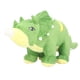 thumbnail image 1 of Triceratops peluche verde Triceratops peluche suave lindo seguro no tóxico ecológico dinosaurio juguetes de peluche para niños, 1 of 14