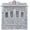 White Oxidized - With Door, variant on Pooja Bazar Silver Mandir for Home - White Oxidized - Without Door, Large (W 10 X L 25 X H 26)
