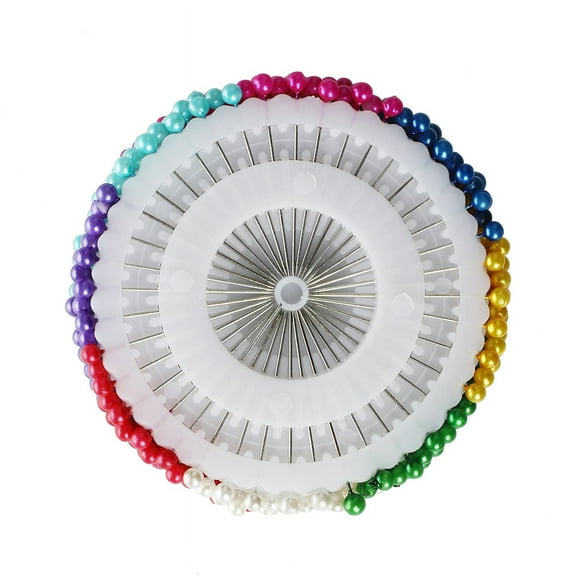 480 Pcs Needlework Assorted Color Faux Pearl Sewing Corsage Pins
