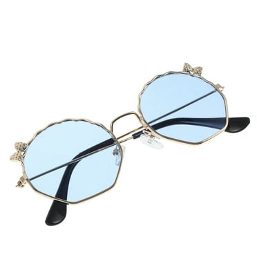 TABLZONE Metal Youth Sunglasses for Girls, Lightweight 1-Pack, Perfect for Back to School and Outdoor Activities