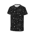 thumbnail image 3 of Fuzoiu Space Galaxy Print Boys' Casual T-Shirt,Crewneck Undershirts,Boys Athletic Shirt,Short Sleeve T-Shirts for Outdoor Play, 3 of 7