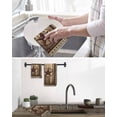 thumbnail image 5 of Western Farmhouse Hand Towels Set,Waffle Weave Kitchen Towels 3Pcs,Primitive Rustic Country Retro Texas Star Microfiber Hair Face Bath Tea Towel Absorbent Cleaning Dish Cloths 15.7"x23.6", 5 of 7
