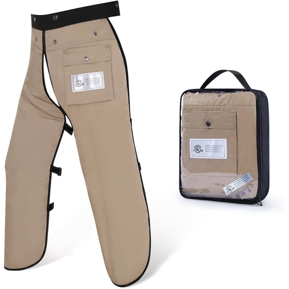Delantal para motosierra, 8 capas para hombres y mujeres, madereros, trabajadores forestales, pantalones de motosierra de protección, ajustables
