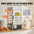 thumbnail image 3 of VEVOR Commercial Food Warmer Display 5-Tier Food Steamer Buns Warmer Electric, 3 of 9