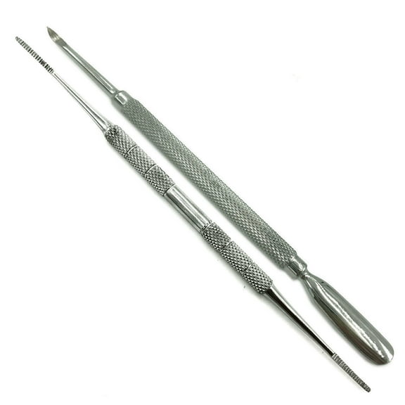 RUST FREE TWO SIDED NAIL FILE   CUTICLE PUSHER CHIROPODY PODIATRY MANICURE TOOLS