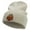Birch, variant on Fire Demon Embroidered 12 Inch Long Knitted Beanie - Heather Grey OSFM