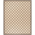 thumbnail image 4 of SAFAVIEH Beach House Nima Trellis Indoor/Outdoor Area Rug Cream/Brown, 3' x 5', 4 of 10