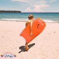 thumbnail image 7 of PMU 33 Inch Orange Bodyboard - Lightweight Wrist Leash, Slick Bottom Boards for Beach, Sea & Pool - Surfing Board for Kids, Teens & Adults Wave Conditions Pkg/1, 7 of 7