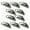 Silver, variant on Heavy Duty E Track Rings Corrosions Resistant Cargo Fasteners Stabilization For Flatbed Enclosed Trailers Vehicles 10pcs