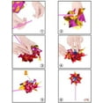 thumbnail image 2 of Paquete de 36 hilanderos de viento de plástico arcoíris de 15x36,5 cm para decoración de césped y jardín, decoración divertida de carnaval, colores brillantes, 2 of 5