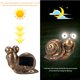 thumbnail image 3 of Bewildely Solar Garden Lawn Tortoise Light Lámpara de camino impermeable para patio Patio Decoración del hogar Iluminación y accesorios Numero 3 Bewildely HA027213-03, 3 of 6