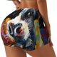 thumbnail image 1 of Fotbe Cow Shorts Sin Costuras – Shorts Deportivos de Cintura Alta para Mujer, Elásticos para Gimnasio, Yoga, Running o Ciclismo-X-Large, 1 of 8