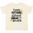 thumbnail image 3 of Inktastic Happy Birthday to the Sweetest Mama in the World Girls Toddler T-Shirt, 3 of 5