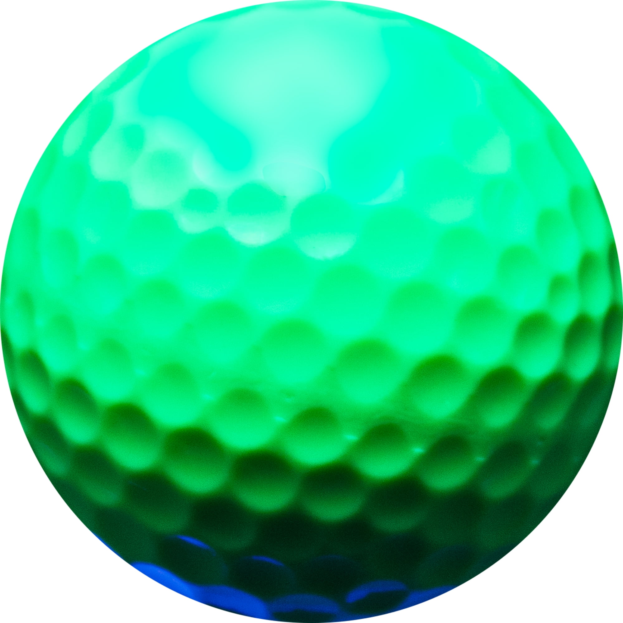 Blacklight Green Golf Balls – 12 Pack – Glow-Ready High-Visibility Balls by GBM Golf