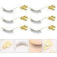 thumbnail image 3 of Miangastore 6Pairs Eyelash Exhibit Auxiliary Tool Eyelash Display Tool Salon Supply Golden, 3 of 8