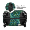 thumbnail image 2 of Kdxio Peacock And Flowers Pattern Luggage Cover for Travel,Elastic and Durable,Fits 18-32 Inch,Anti-Scratch Suitcase Protector-No luggage included, 2 of 5