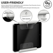 elago Home Hub Mount Designed for iPad Wall Mount - Tablet Wall Mount Compatible with iPad Mini, iPad Air, iPad Pro, and Most iPads, Easy Installation, Cable Management (White)