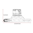 thumbnail image 4 of License Plate Light Bracket License Plate Light Support Truck License Plate Light Bracket Aluminum Silver Truck Trailer License Plate Light Mounting Bracket Holder Support, 4 of 8