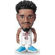 5 Surprise NBA Ballers Donovan Mitchell Figure (White Home Jersey, Comes with Court Base, Sticker, Card & Ball) (No Packaging)