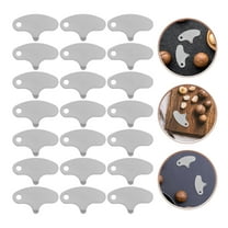 BESTOYARD 25Pcs Stainless Steel Nut Sheller Ergonomic Hand Tool for Macadamia and Pecan Nuts