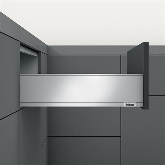 Blum B770K4502I SS Legra K-Height Drawer Profile, Stainless Steel - 18 in.