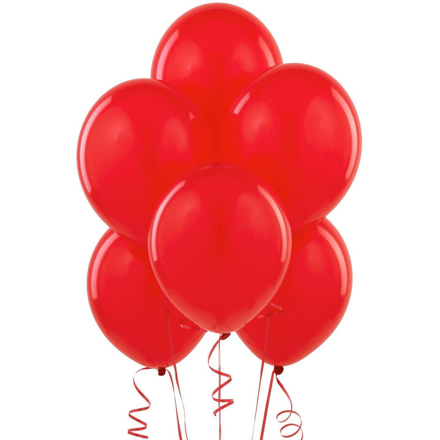 Red Matte 11" Balloons, 6Pack