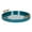 Teal, variant on Kate and Laurel Caspen Modern Round Tray, 15.5 inch Diameter, Teal, Decorative Tray for Storage and Display