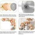 thumbnail image 5 of Rose Gold Skin Color Balloon Set Arch Festive Party Wedding Decoration Arrangement Balloons, 5 of 5