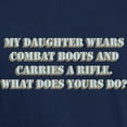 thumbnail image 3 of CafePress - My Daughter Wears Combat Boots Dark T Shirt - Men's Classic Graphic Cotton T-Shirt, 3 of 4