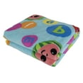 thumbnail image 2 of CoComelon Coral Plush Toddler Blanket, 40"x50", Character Print in Blue, 2 of 10