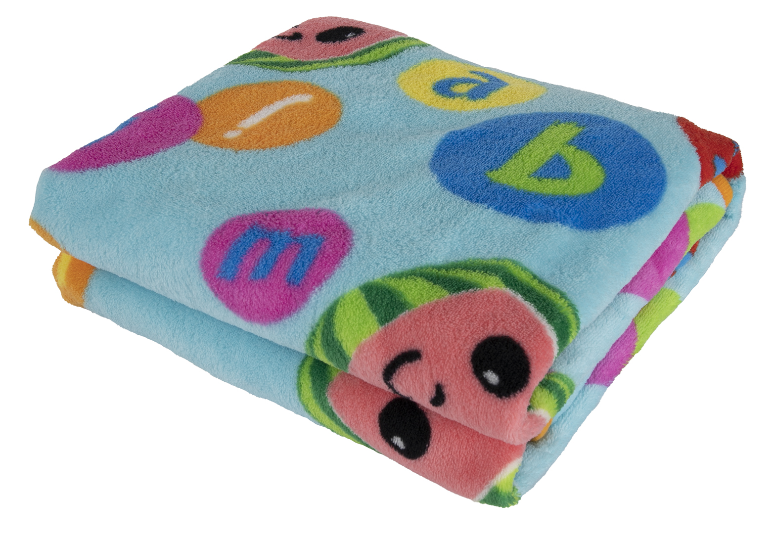 CoComelon Coral Plush Toddler Blanket, 40" x 50", Blue photo 2