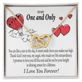 thumbnail image 2 of To My Girlfriend One & Only Inseparable Necklace, 2 of 20