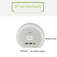 thumbnail image 3 of USB Temperature Clock Digital Mirror Alarm Clock Mirror Clock Clock Digital Mirror Office For Bedroom Living Room Office, 3 of 9