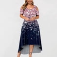thumbnail image 4 of DPTALR Robe Longue d'Été Élégante à Épaules Dénudées, Manches Mi-Longues, Col Rond, pour Femme, pour Grande Fête des Mères, 4 of 6