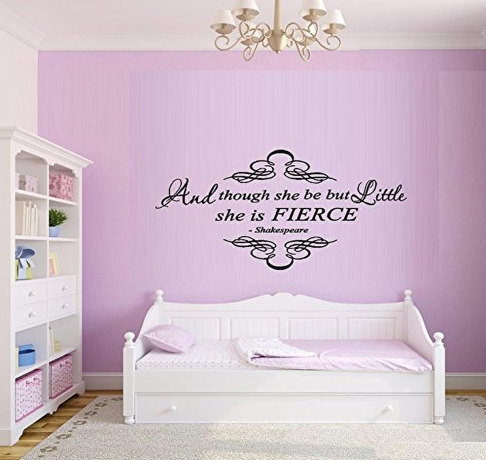 ALL YOU NEED IS FAITH AND TRUST PIXIE DUST HOME DECOR WALL DECAL 7" X 27" 
